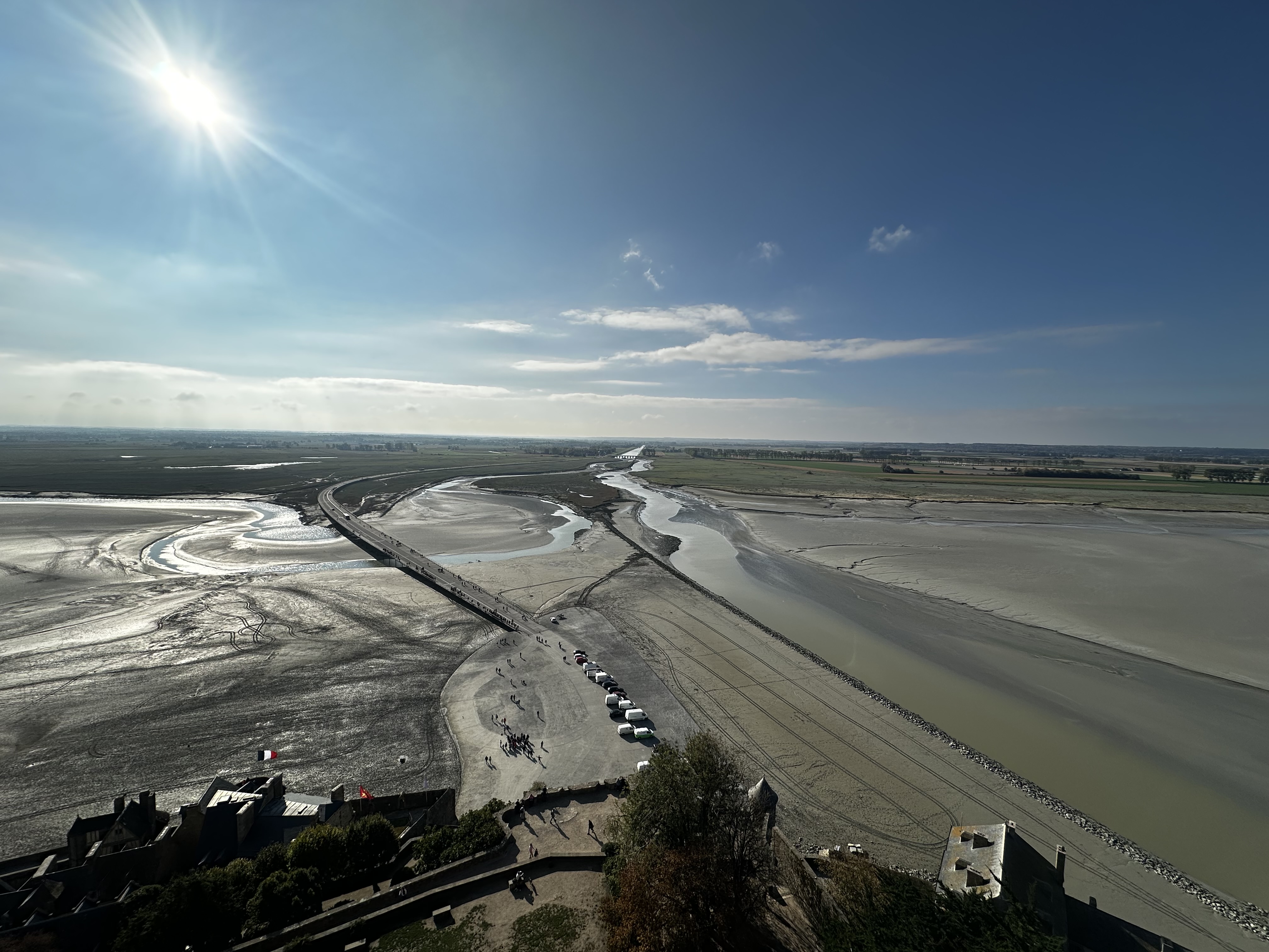 Vue de paysage de Normandie