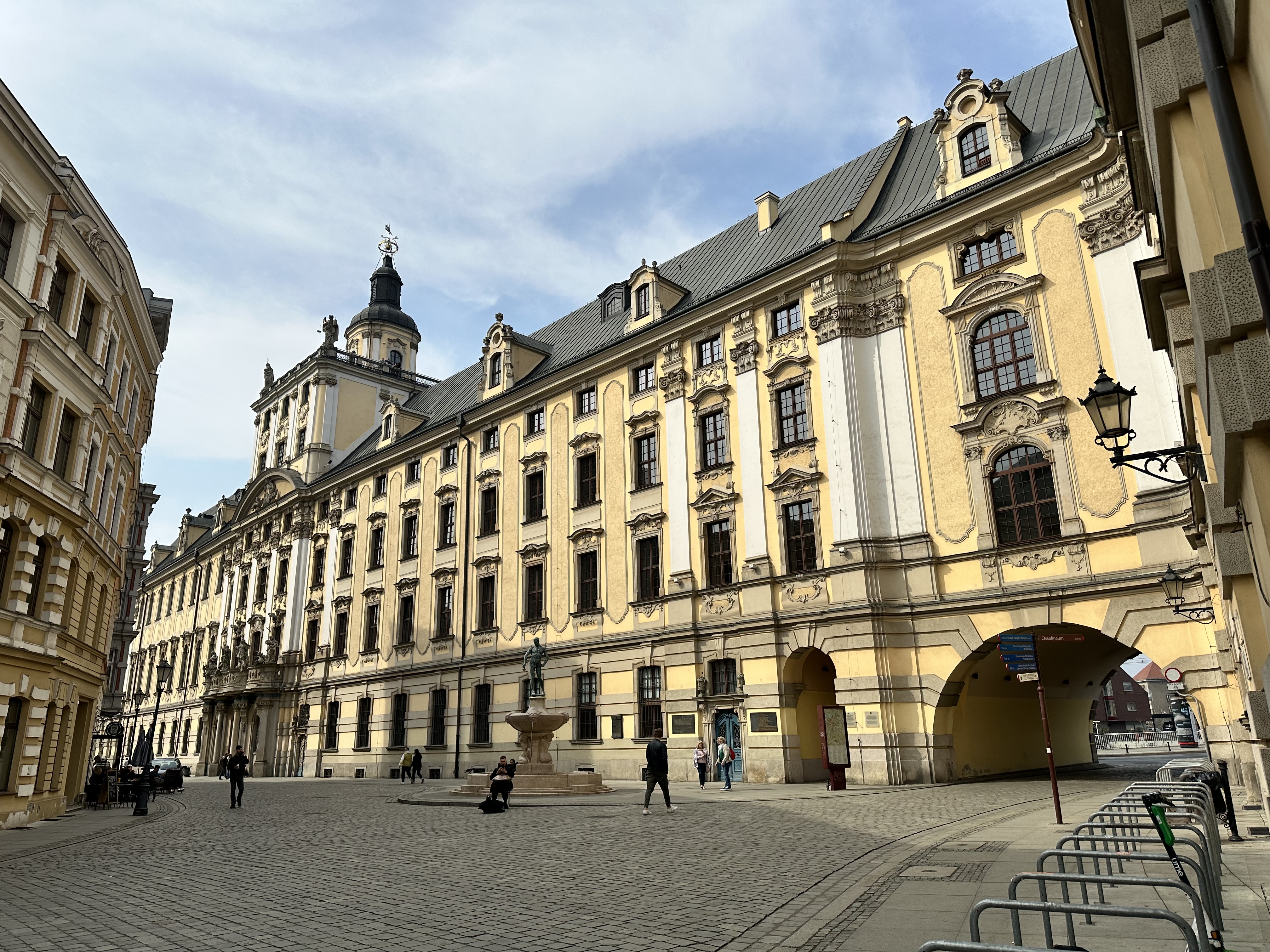 Vue générale de Du côté de l'Université de Wrocław
