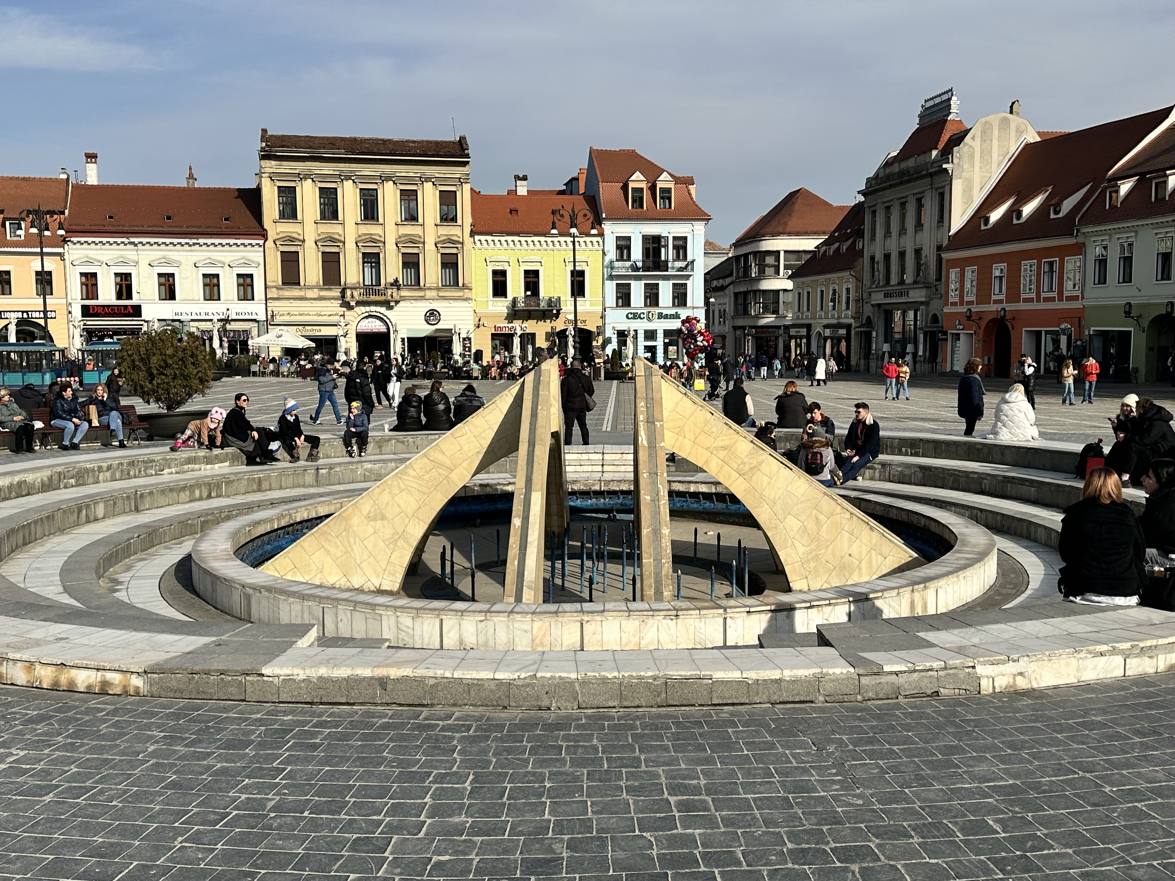 Vue de paysage de Brașov